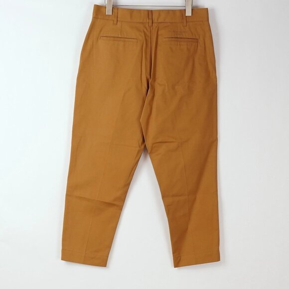 Maison Kitsune Paris Carrot Chino Khaki Pants 27" Inseam - 42 /MEDIUM - Picture 2 of 9
